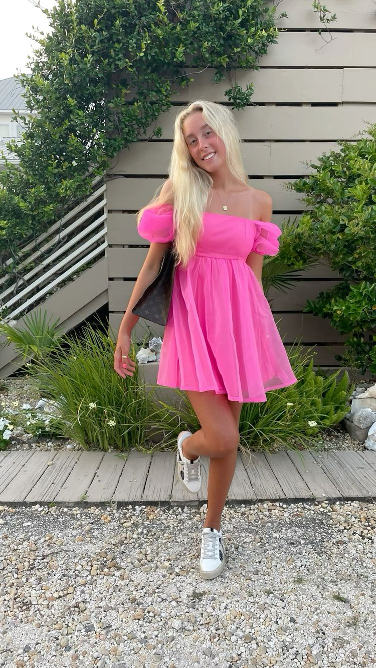 pink summer dresses